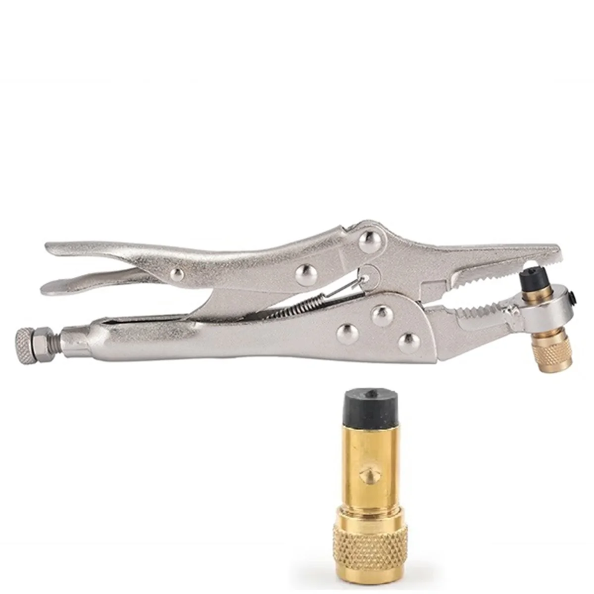 

ABXK Refrigerant Recovery Pliers for -1 Refrigerator Air Conditioner Copper Tubing Charging Repair Tool