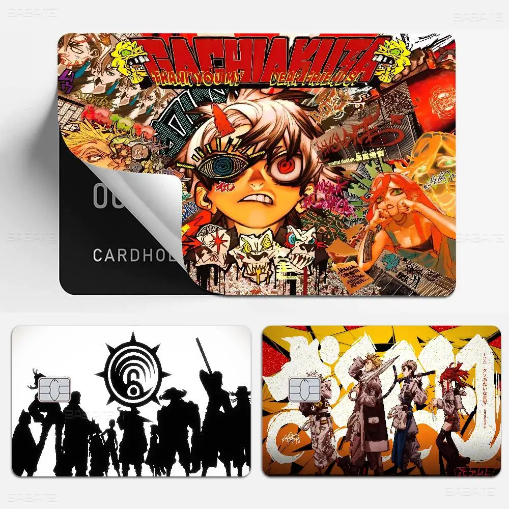 Japan Anime Gachiakuta Anime Young Creidt Card Debit Card Sticker Film Case Front Tape For Small Big Chip No Chip