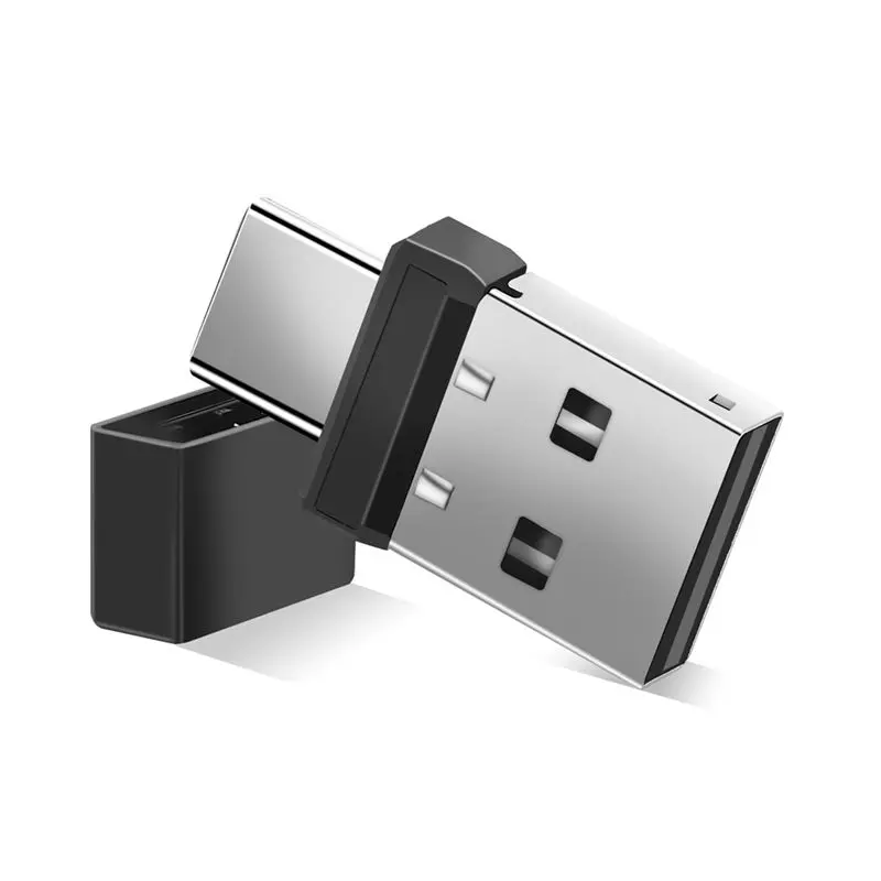 AY14 -USB And Type C 2 In 1 Mouse Jiggler USB Mover Undetectable Automatic Mouse Shaker Wiggler For Laptop Keep Computer Awake