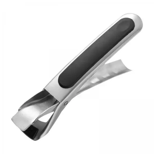 Versatile Bowl Clip Hot Dish Plate Gripper Ergonomic Lever Stainless Steel Silicone Holder for Baking Trays and Pots