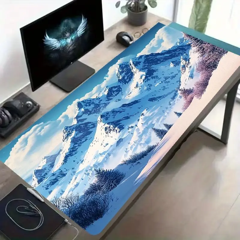 mouse-pad-de-arte-em-ferro-com-paisagem-de-montanha-nevada-antiderrapante-e-resistente-ao-desgaste-para-escritorio-jogos-e-estudo