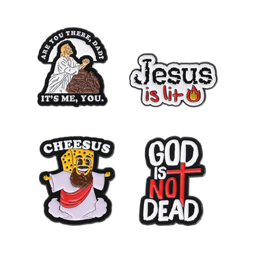 Knowledge Cheese Humorous Metal Brooch Role Commemorative Gifts Decorative Badges Clothing Accessories