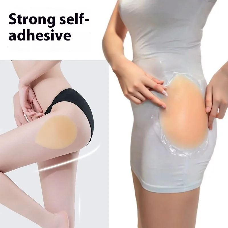 سيليكون الورك محسن منصات النساء تشكيل الجسم بعقب رافع الوركين وهمية ملصقات قطرة الماء شكل لاصق منصات تكبير الورك #5