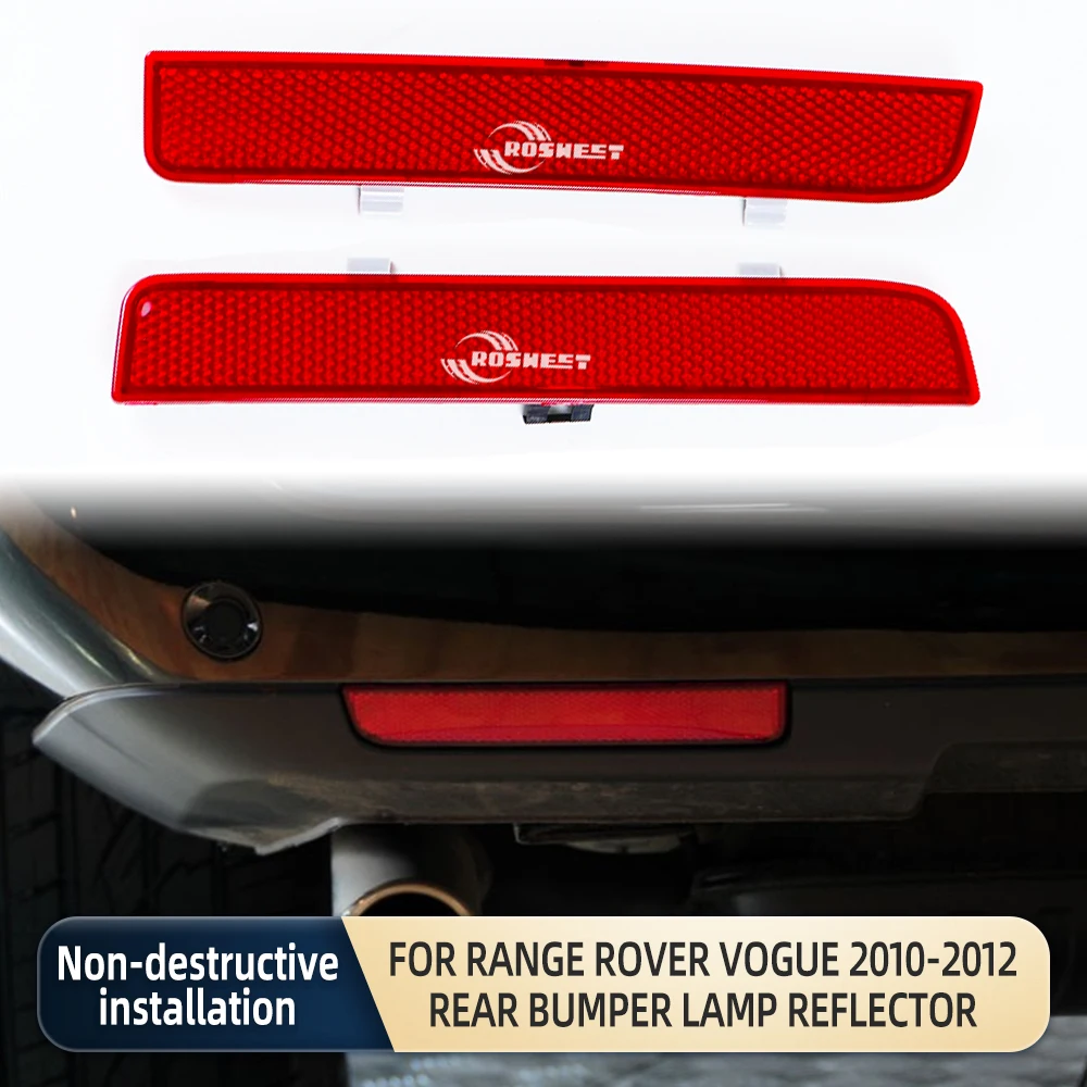 

Car Rear Bumper Warning Lights For Range Rover Vogue 2010-2012 Rear Bumper Lamp Reflector Car Accessories