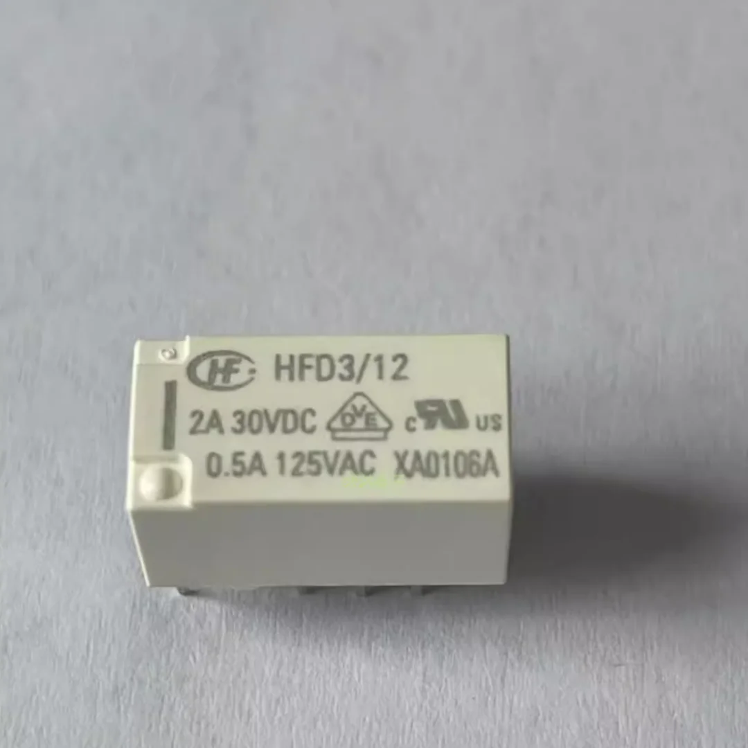 Brand new original HFD3/12 Hongfa relay, 2A 30VDC 0.5A 125VAC, HFD3-12