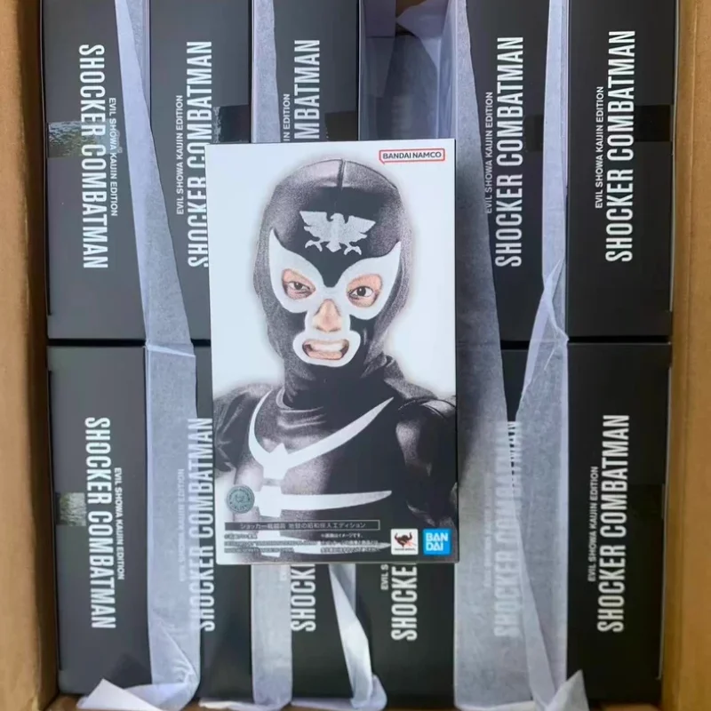 

Original Bandai S.H.Figuarts Evil Showa Kaijin Edition Shocker Combatman Anime Action Figure Collectable Model Garage Kit Toy