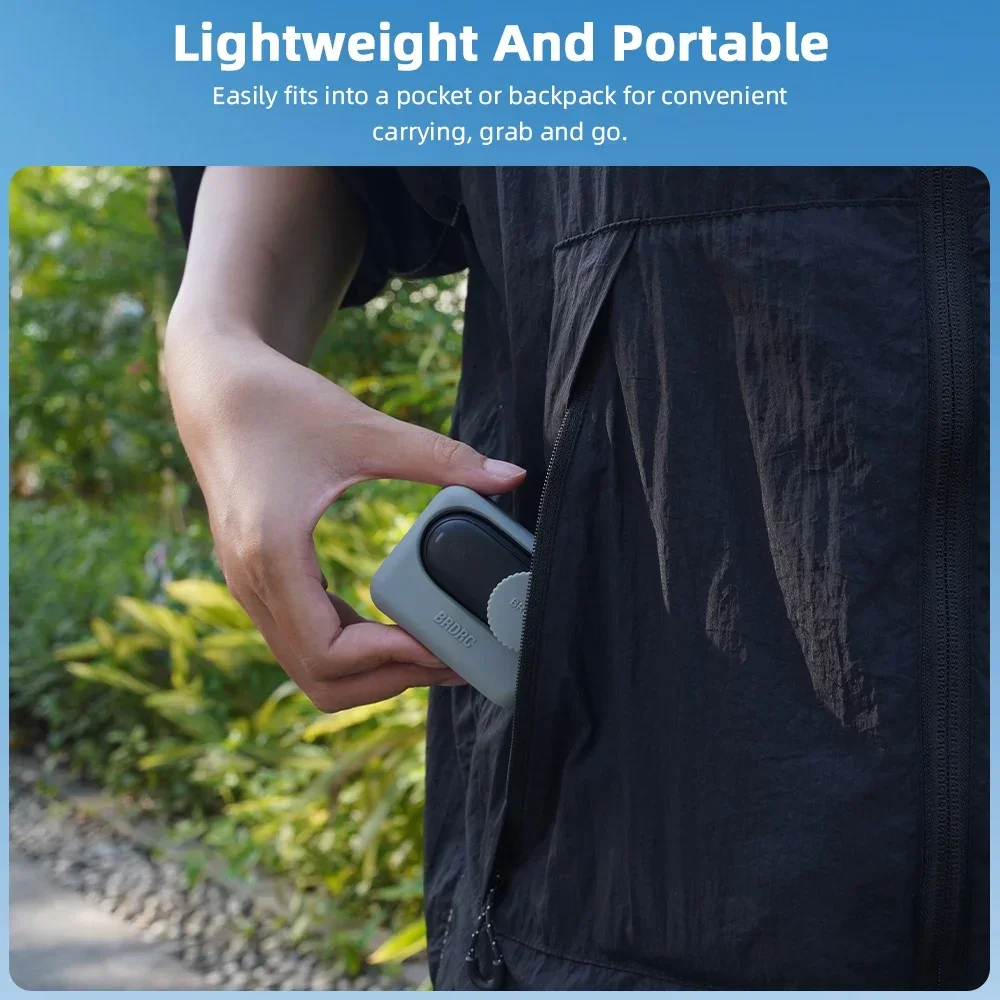 BRDRC Body Silicone Protective Case Protection Cover for Insta360 GO 3S/GO 3 Anti-Scratch Dustproof Camera Shell Soft Accessory