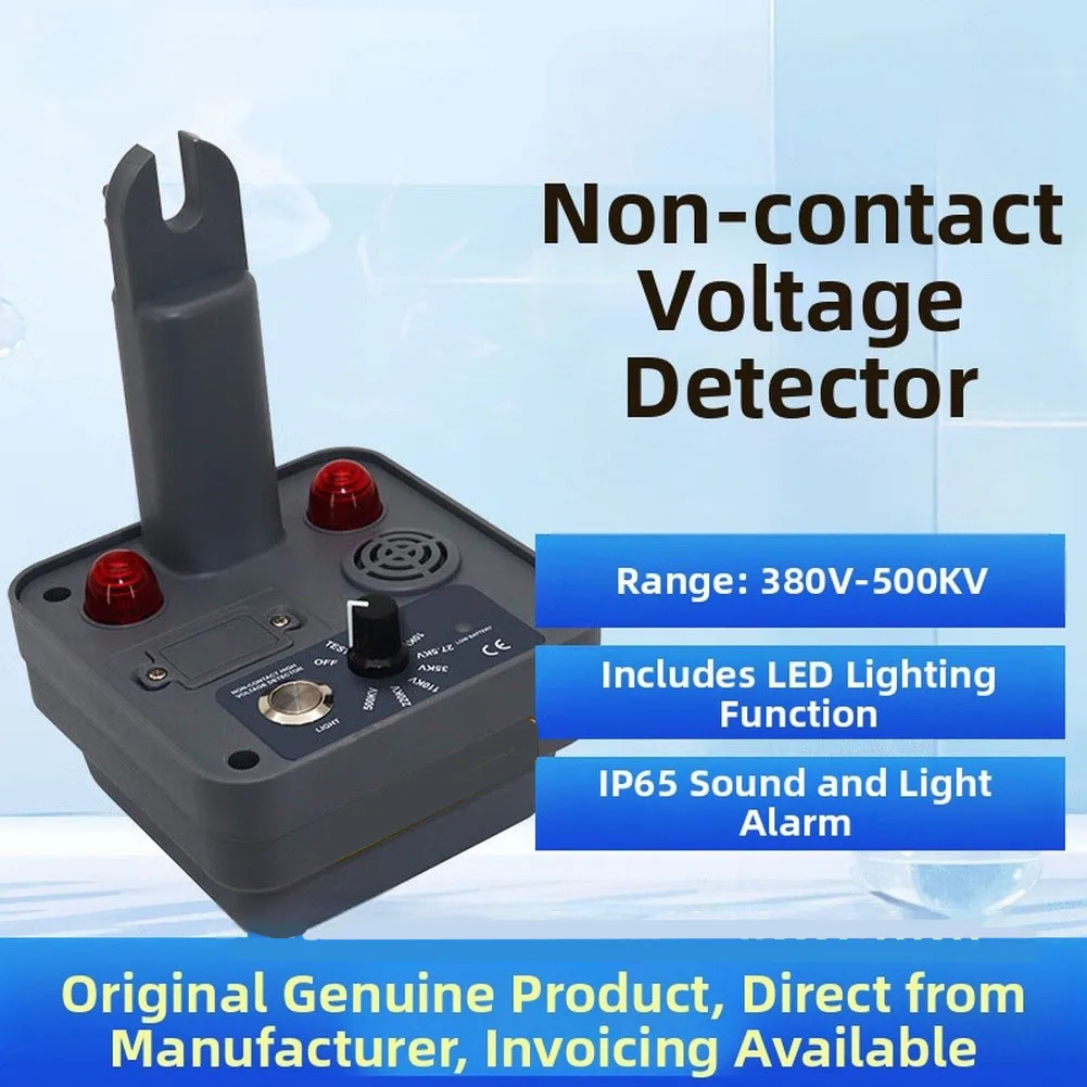 ES9080 Non For Contact Voltage Detector AC 380V To 550kV High Low Tester With Audible Visual Alarm IP65 For Cable Tracing Live W
