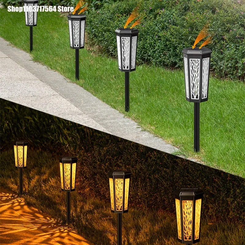 

New solar light outdoor garden home light control induction villa garden decoration inserted lawn lights