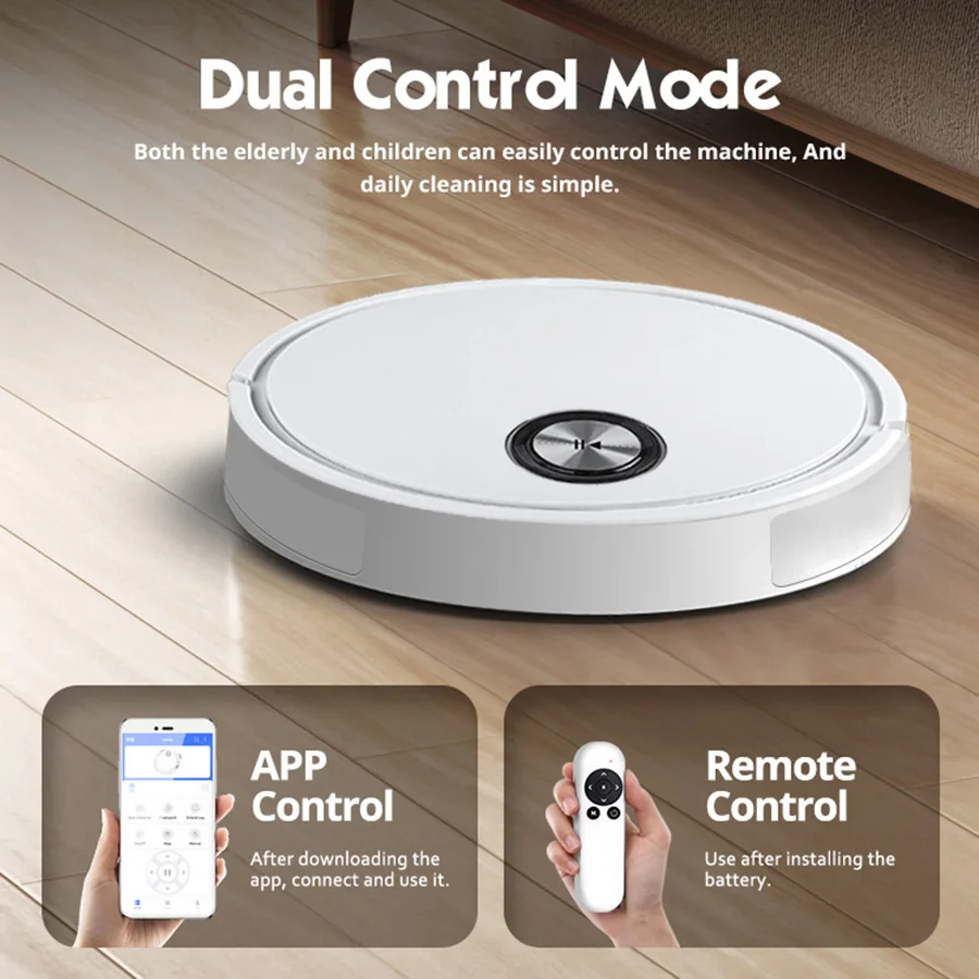App & Remote control vacuum sweeper home large robotic wet and dry with water tank sweep mop floor smart robot vaccum cleaner