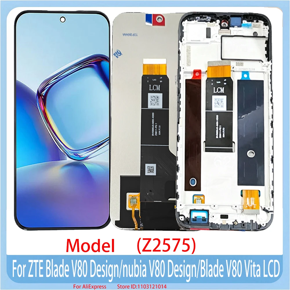 6.75“ IPS For ZTE Blade V80 Design/nubia V80 Design/Blade V80 Vita