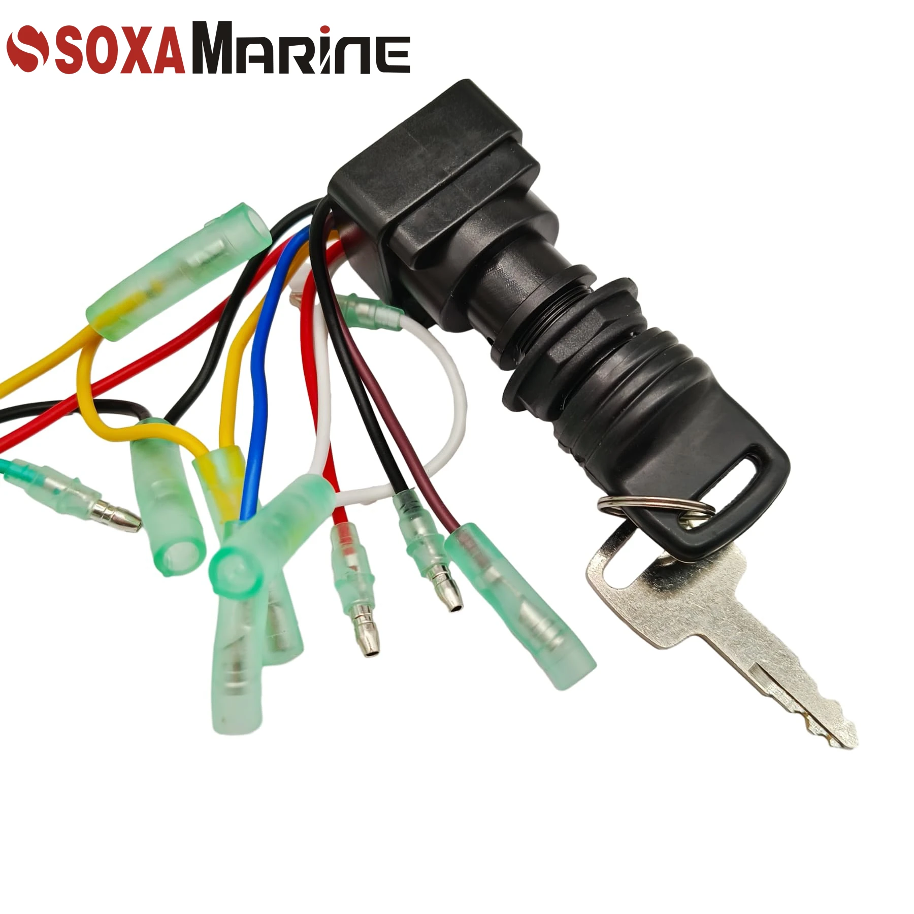 Ignition Switch Assy with Key For Yamaha 75 85 115 150HP 2 Stroke 4 Stroke Outboard Motor Control Box 703-82510-43-00 MP51040