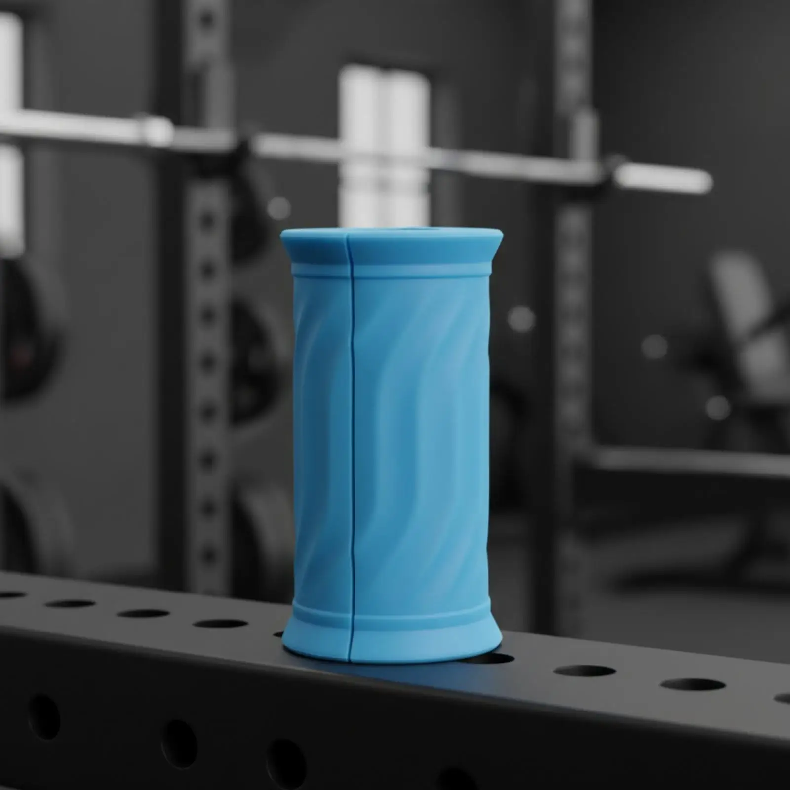 Comfortable Silicone Dumbbell Handle Grip Sleeve for Weightlifting Bar Hand Protector Fitness Gear for Daily Training - view 2