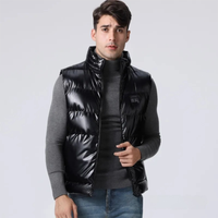 15 Areas Electric Heating Vest Men's Motorcycle Heated Vest USB Electric Heating Smart Waistcoat Jackets Thermal Warm Clothes