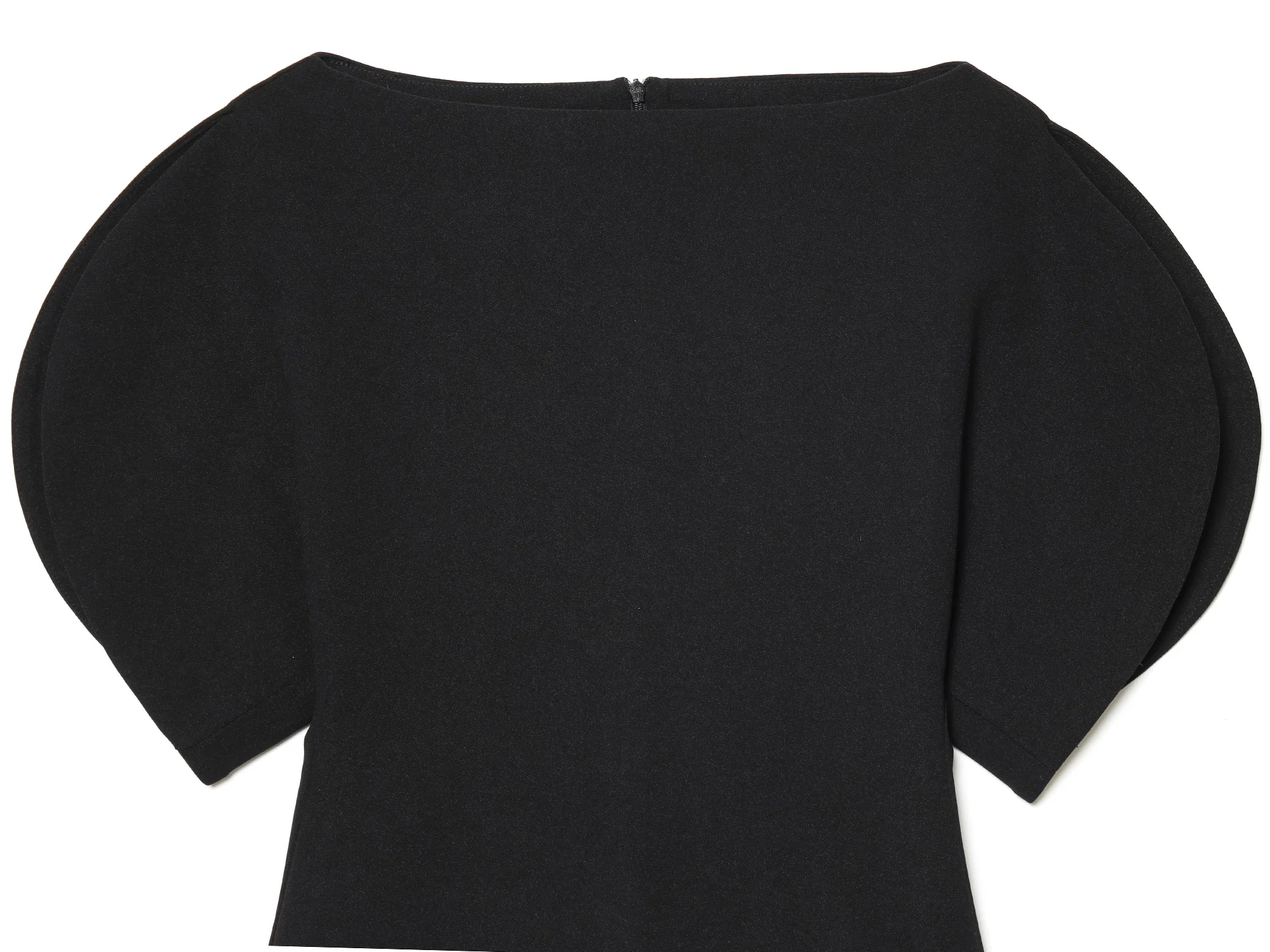 KONDALA Commute Modern Puff Sleeve Top Business Women Asymmetric Hem Short Sleeve Top 2026 Spring Summer Trendy Chic Elegant Top