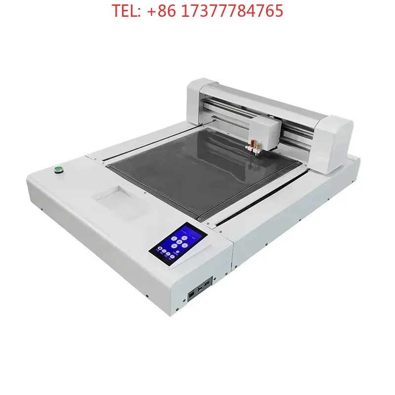 ligent platform die- self-adhesive PVC PET film board sticker automatic edge lettering