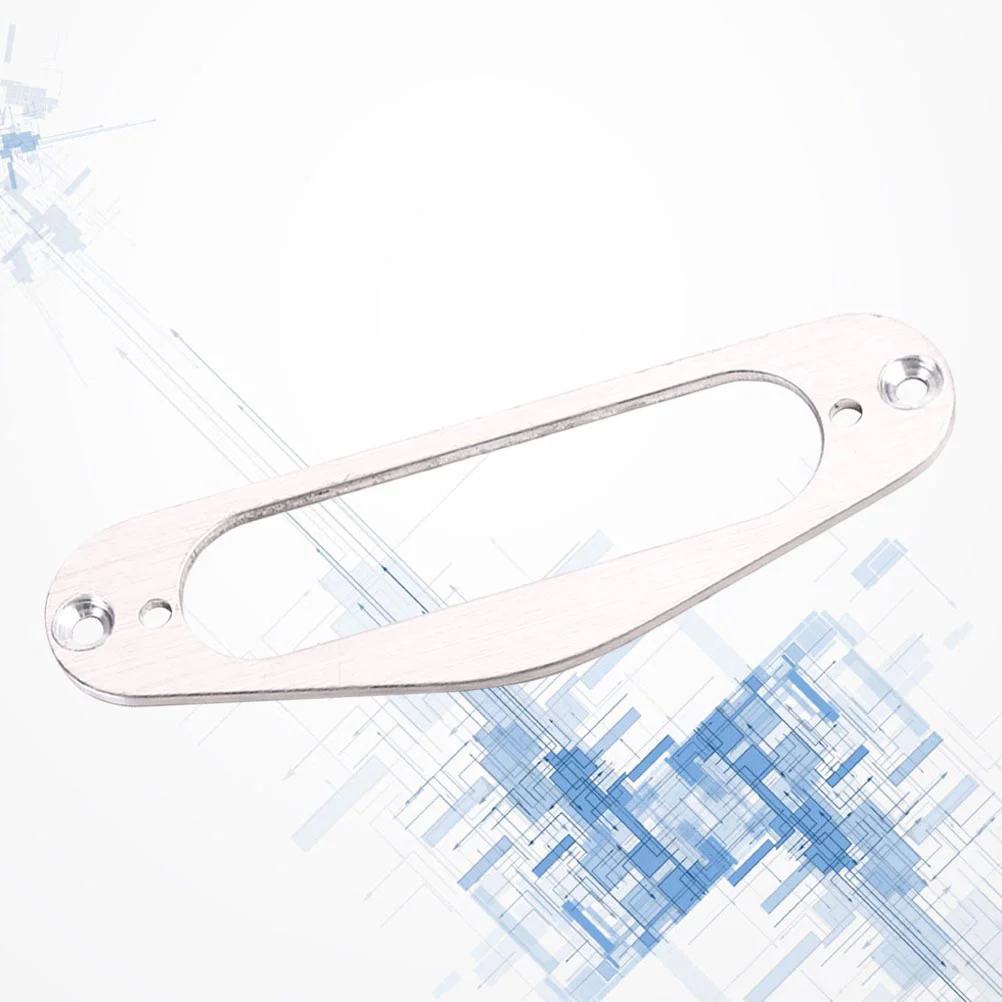 

Guitar Pickup Frame Mounting Ring Single Coil Flat Humbucker Pickup Ring for Electric Guitars GB407E (Silver)