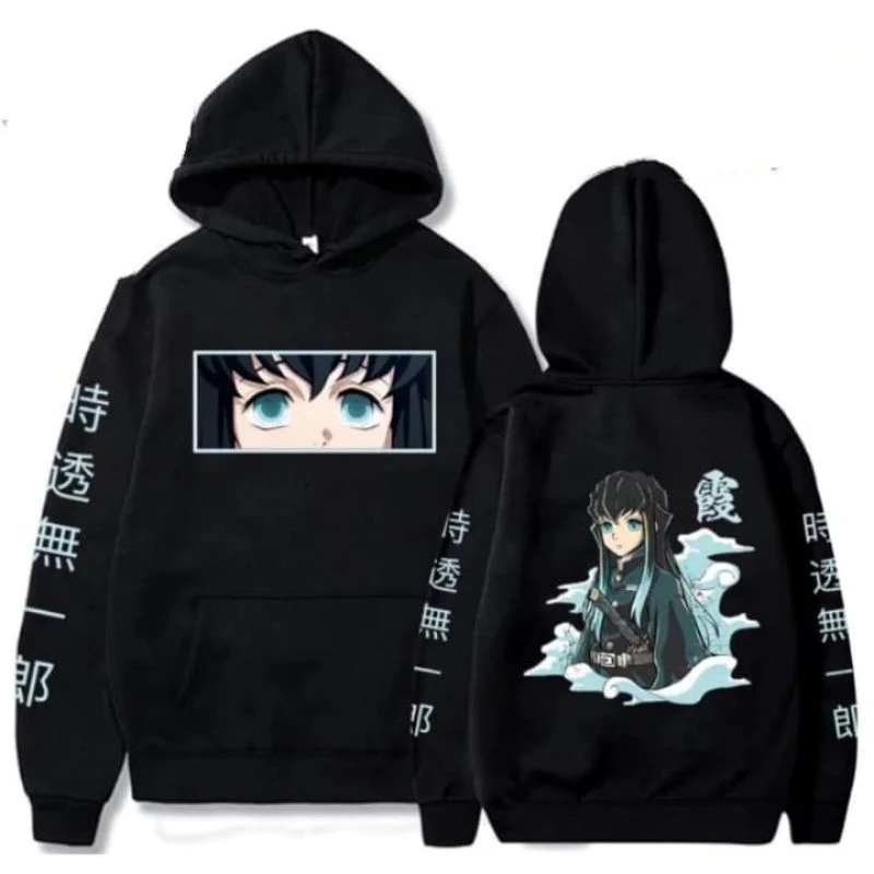 

Anime Hoodie Demon Killer Men's Hoodie Autumn and Winter New Streetwear Men's and Women's Hoodies