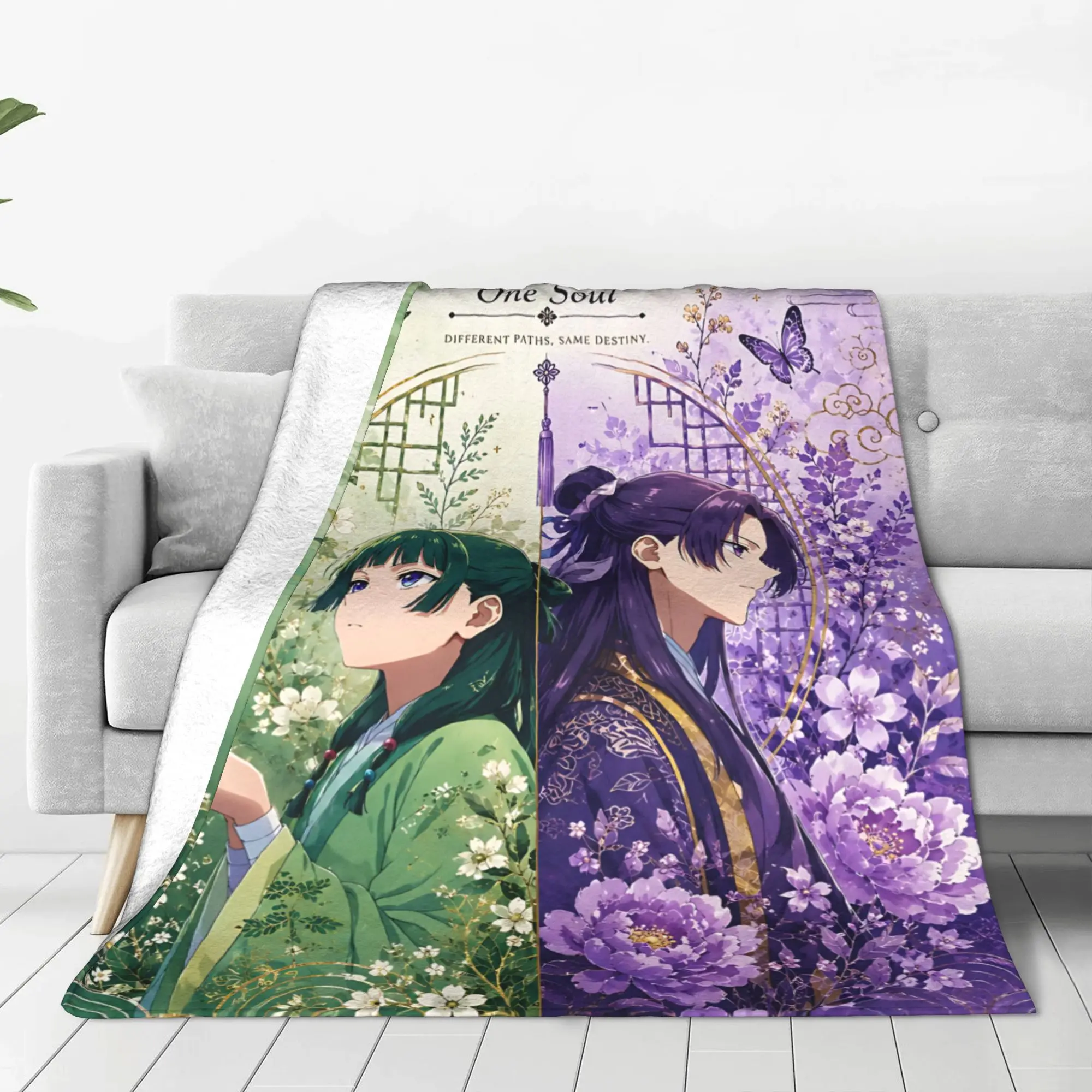 1PC home Cutecore The Apothecary MAOMAO  Blanket Super Cosy Plush Home Living Room Sofa halloween