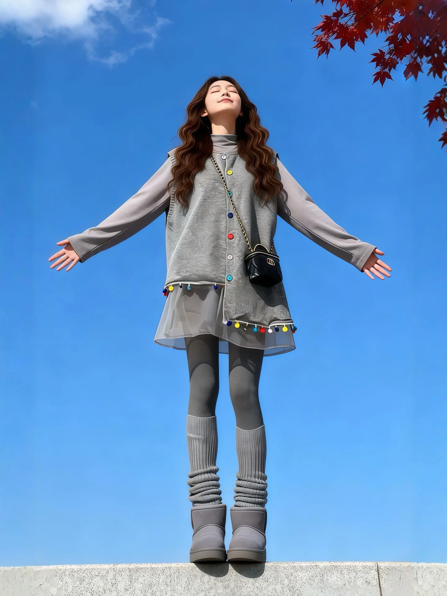 

ay Knitted Sweater Vest And Me Dr Set plus Size Women's Faion Autumn Winter Casual Unique Beautiful Ensemble