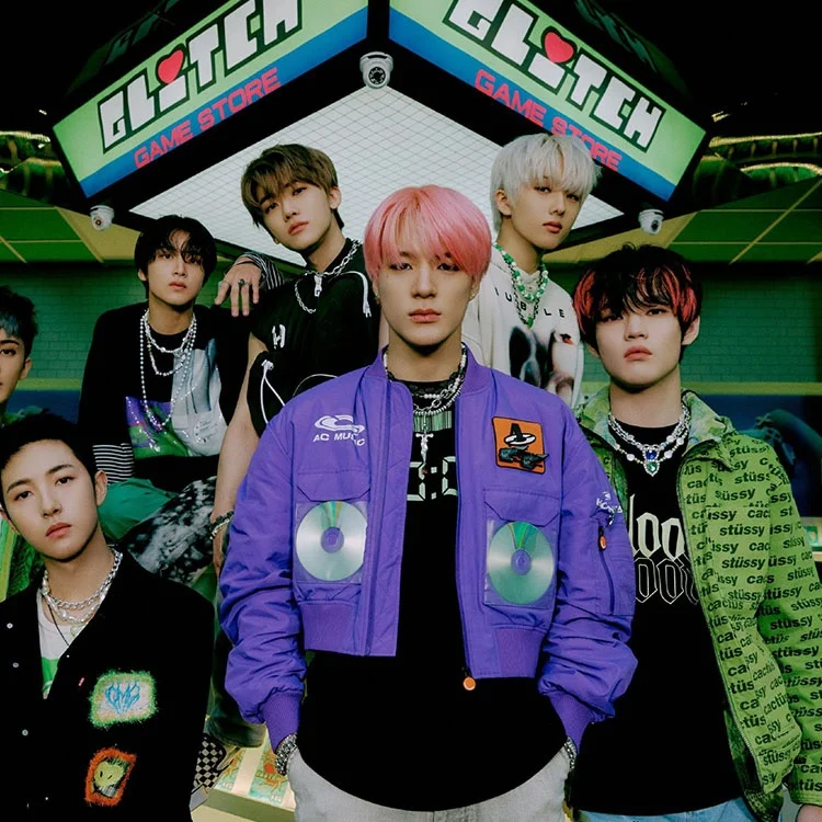 NCT DREAM Kihyun  Dino Loose Cotton round Neck Short Sleeve T-Shirt Unisex Summer Casual Wear Cartoon Print Comfortable Fit view 5