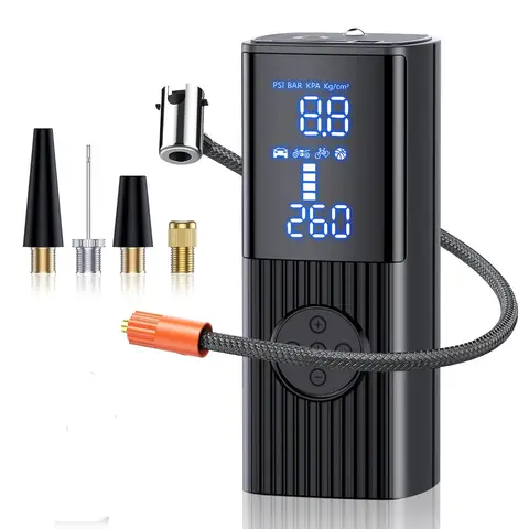 2024 최신 60000mAh 타이어 공기 인젝터, 100L/min 공기 인젝터, 휴대용 전기 팽창기, 자동차 용 공기 압축기, 자동차 타이어 압력