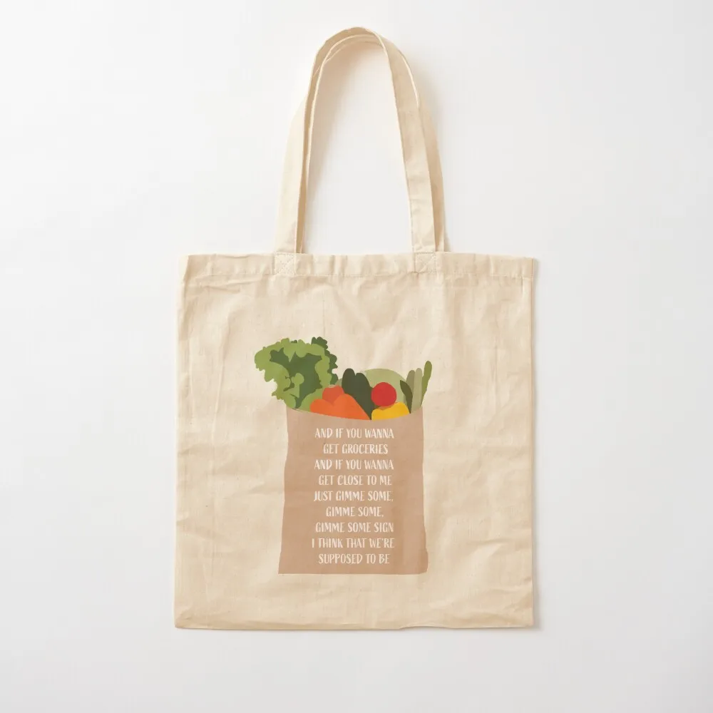 

Groceries by Mallrat Tote Bag canvas tote bags Handbags Canvas