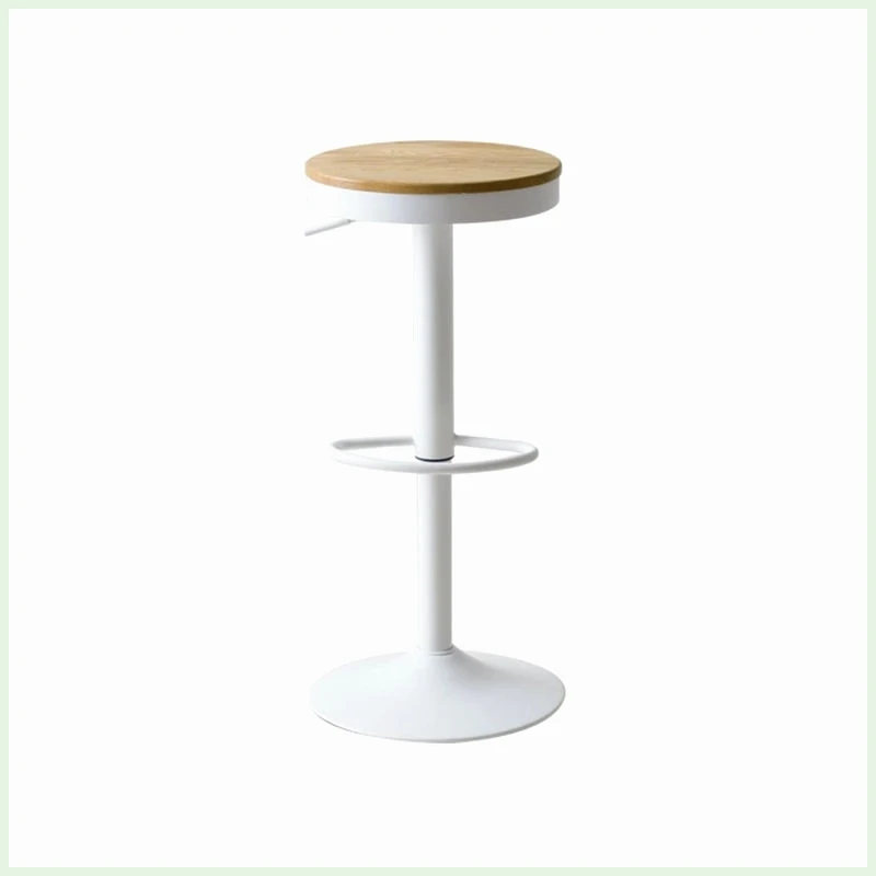 Japanese-style home bar rotating stool, high-end light luxury, lifting chair, fashionable