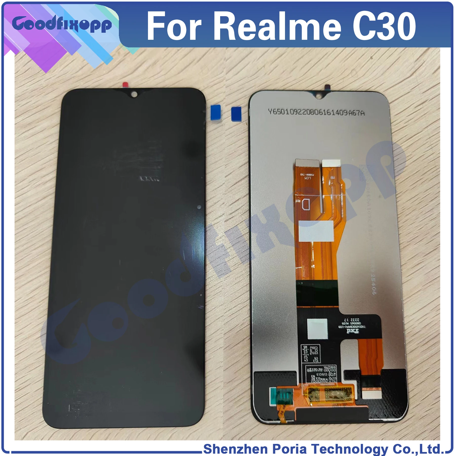 

For Realme C30 RMX3581 LCD Display Touch Screen Digitizer Assembly Repair Parts Replacement