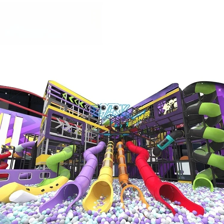 Custom Adult Toddler Children Home Castle Kids Playground Set Equipment Maze Supplier Slides Mazes Ball Pool Indoor Playground
