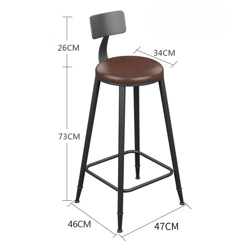 Квадратные ретро барные столы Accent, кофейный простой высокий деревянный обеденный стол, металлические стоячие столы, мебель для дома ZT50BT