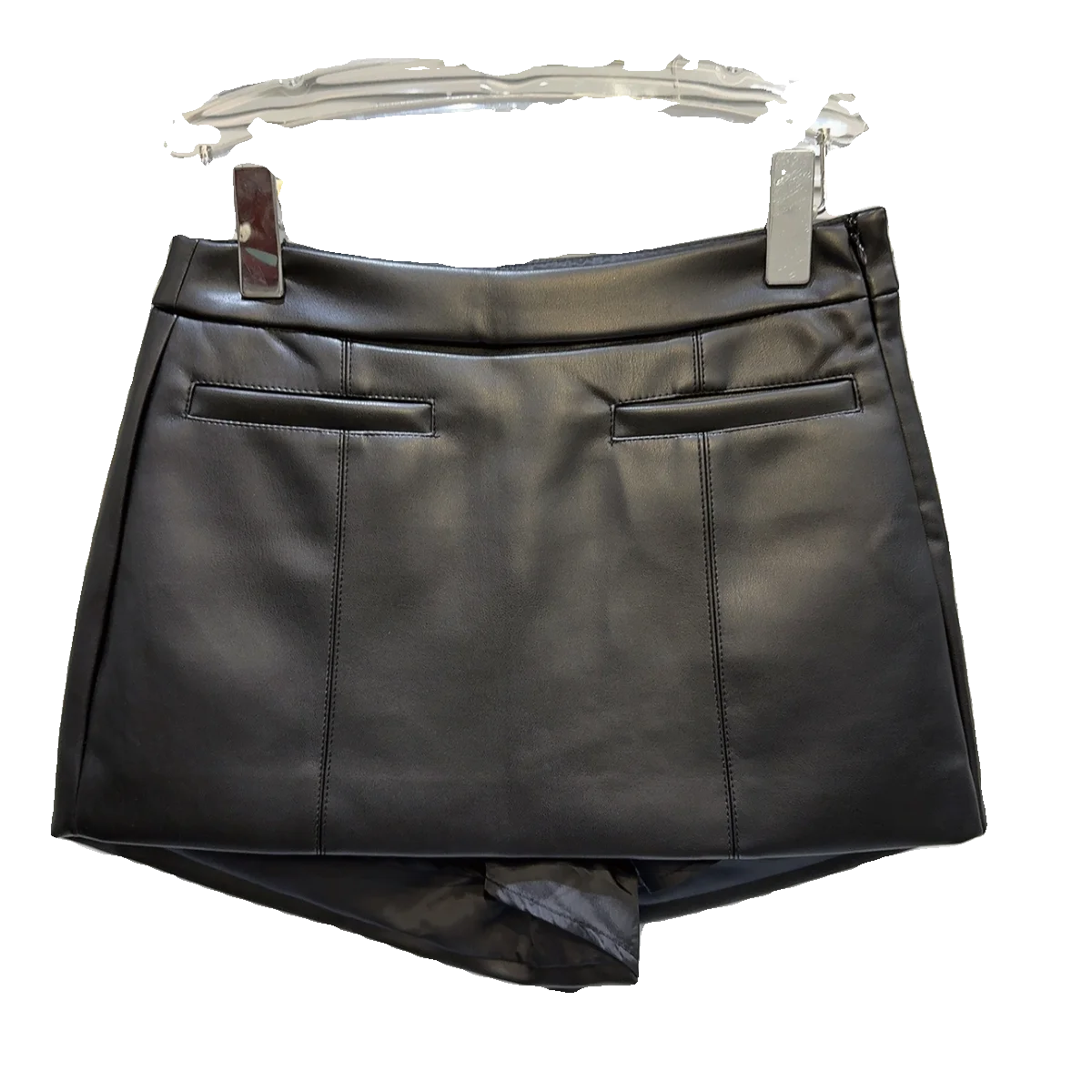 K Lady hiver 2025 jupe en cuir PU femmes Super ort pantalon jupe ket décoration Sexy taille moyenne jambe droite