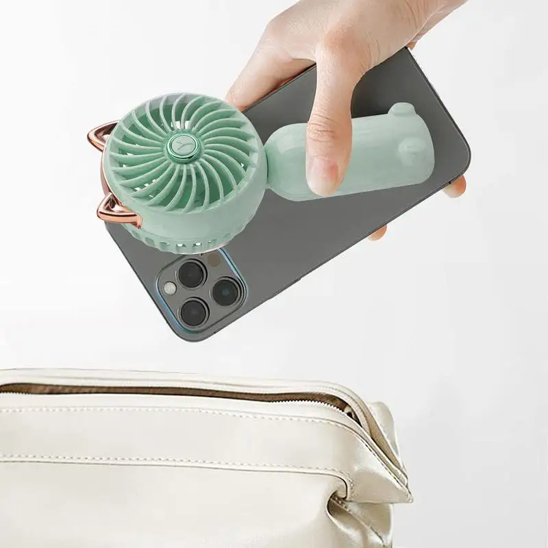 Portable Fan Foldable Portable Mini Handheld Fan Powerful Personal Handheld Fan With 3 Speed For Camping Work Travel Hiking