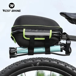 Bike Bag Waterproof Hard Shell Hang Rear Reflective Light Load-Bearing Saddle Bag EVA 8L Large Capacity Seat Bicycle Bag