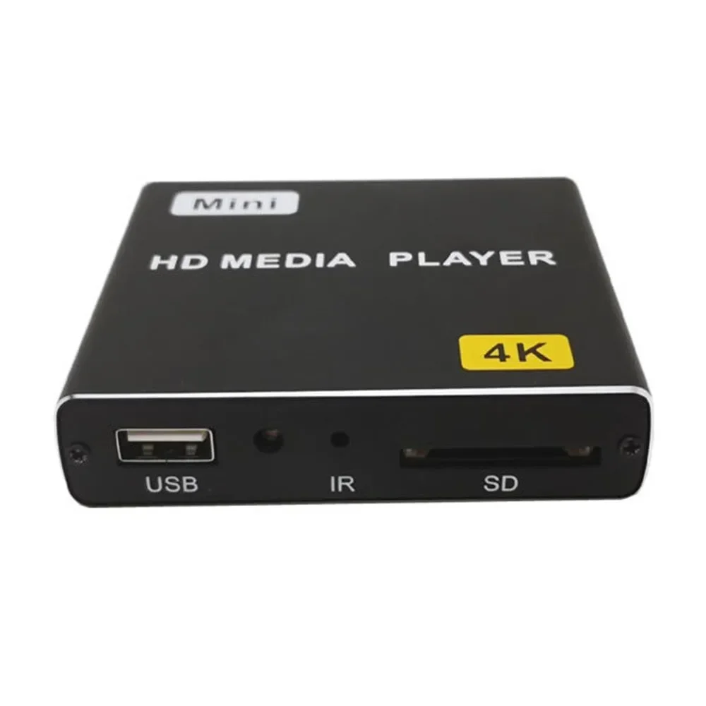 ミニポータブル4kフルhd-1080p対応-usbディスク-sdカード-hdd-mkv-h264マルチメディアプレーヤー-hdmi対応av入力テレビ用