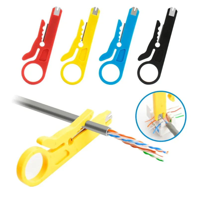 

1PC Wire Stripper Knife Crimper Pliers Crimping Tool Cable Stripping Wire Cutter Multi Tools Cut Line Multifunctional Hand Tools