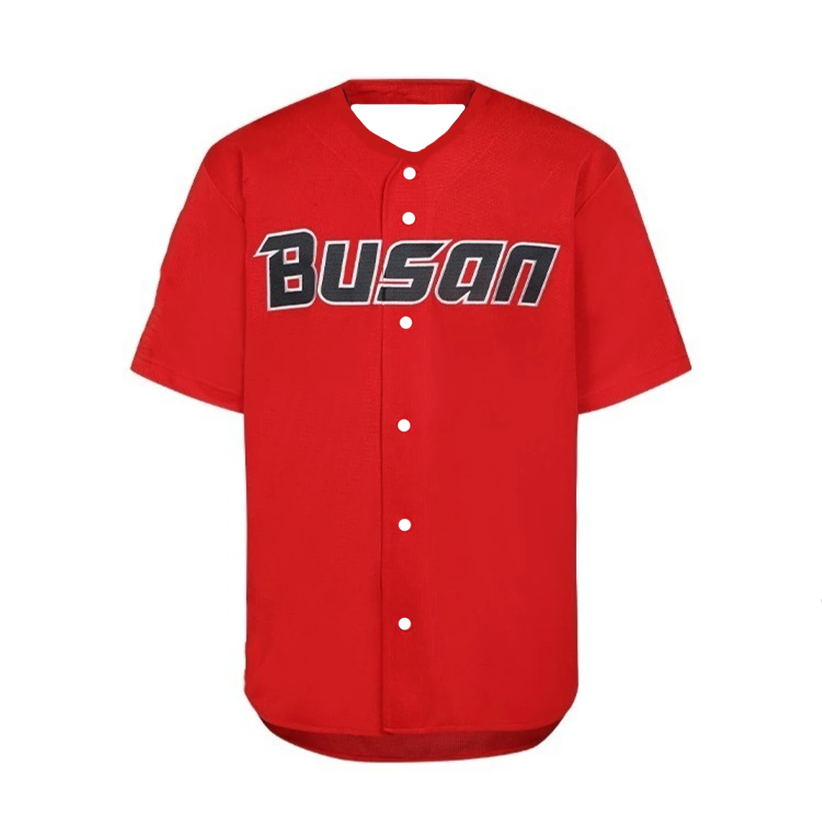

2025 New Arrive Style Busan Print Red Replica baseball Jersey Man Women Sport Shirt Comfort Breathable 3D Casual Fashion Clothes