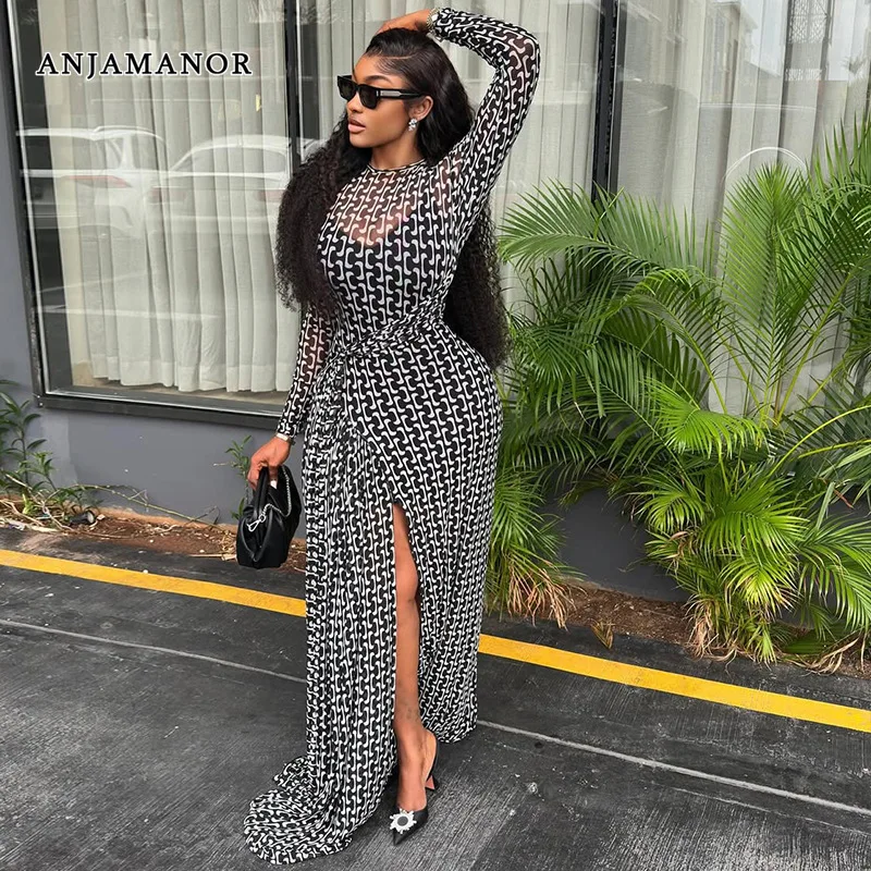 little black dress mesh Black Geometric Mesh Sleeveless Mini Dress