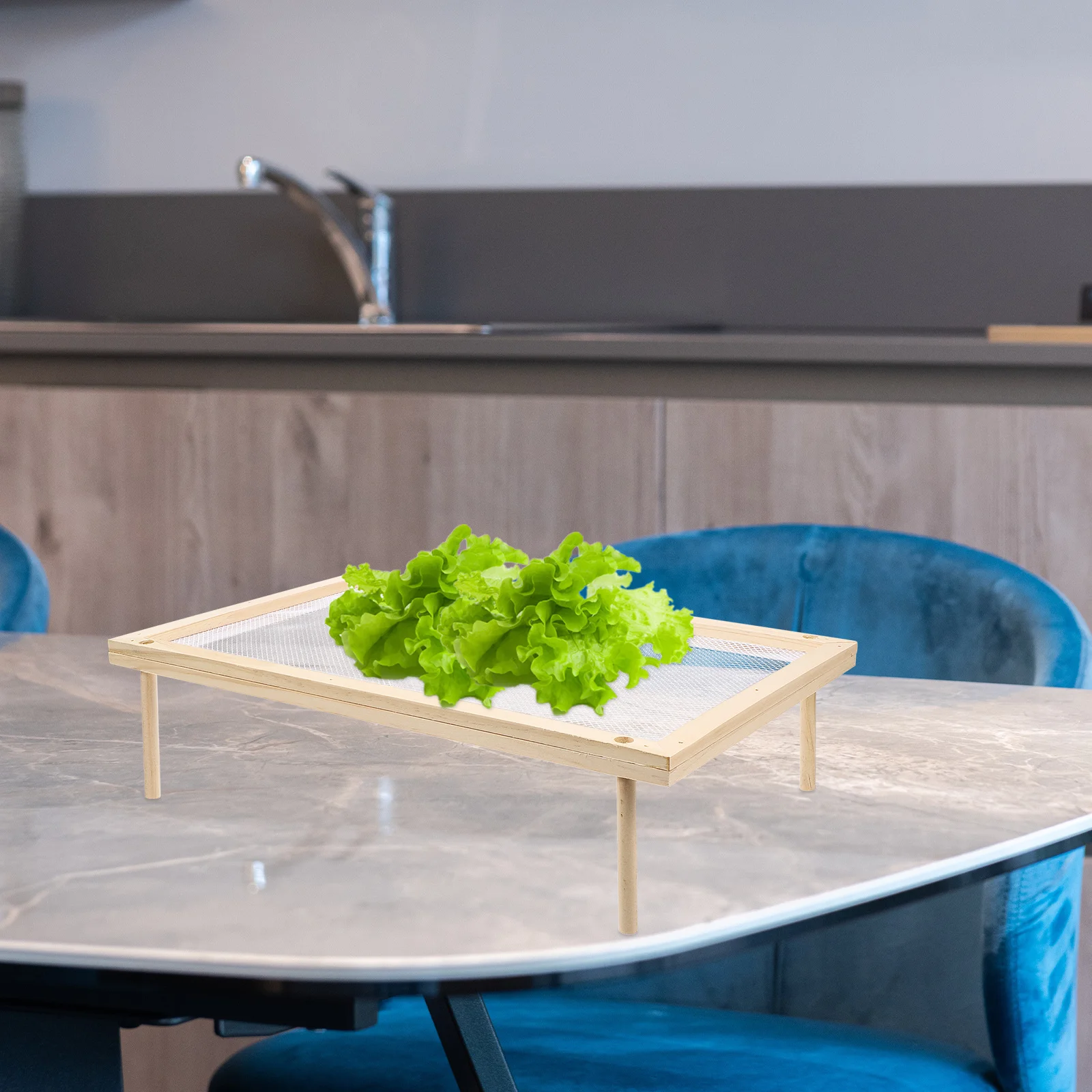 Spaghetti Rack Drying Noodle Holder Kitchen Pasta Drying Rack Sturdy Wooden Frame Non-Slip Feet Compact Design for Home Cooks