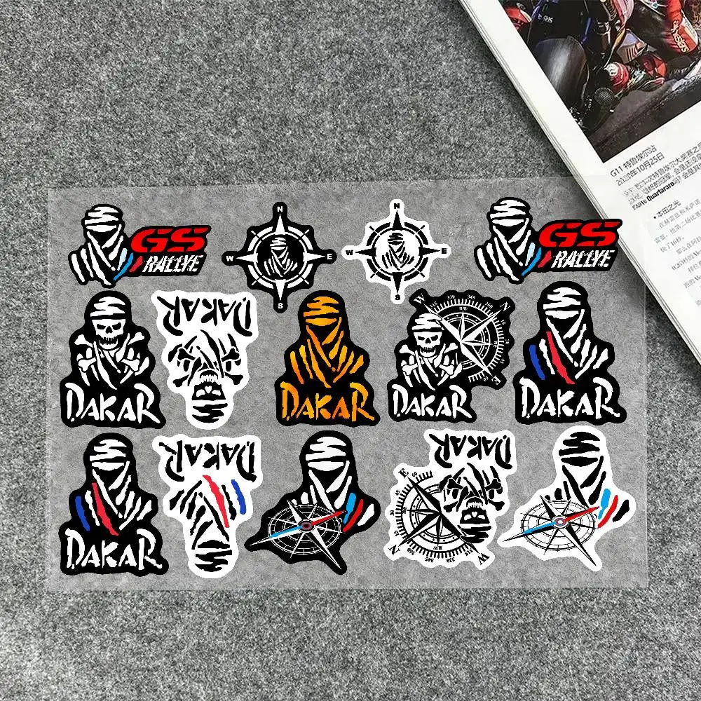 Adesivos para Rally D-Dakars, Adesivos para Moto, Adesivos para Carro, Para-choques, Janelas, Motocicletas, Laptops, Paredes, Decalques de Vinil, Acessórios para Tuning de Carros