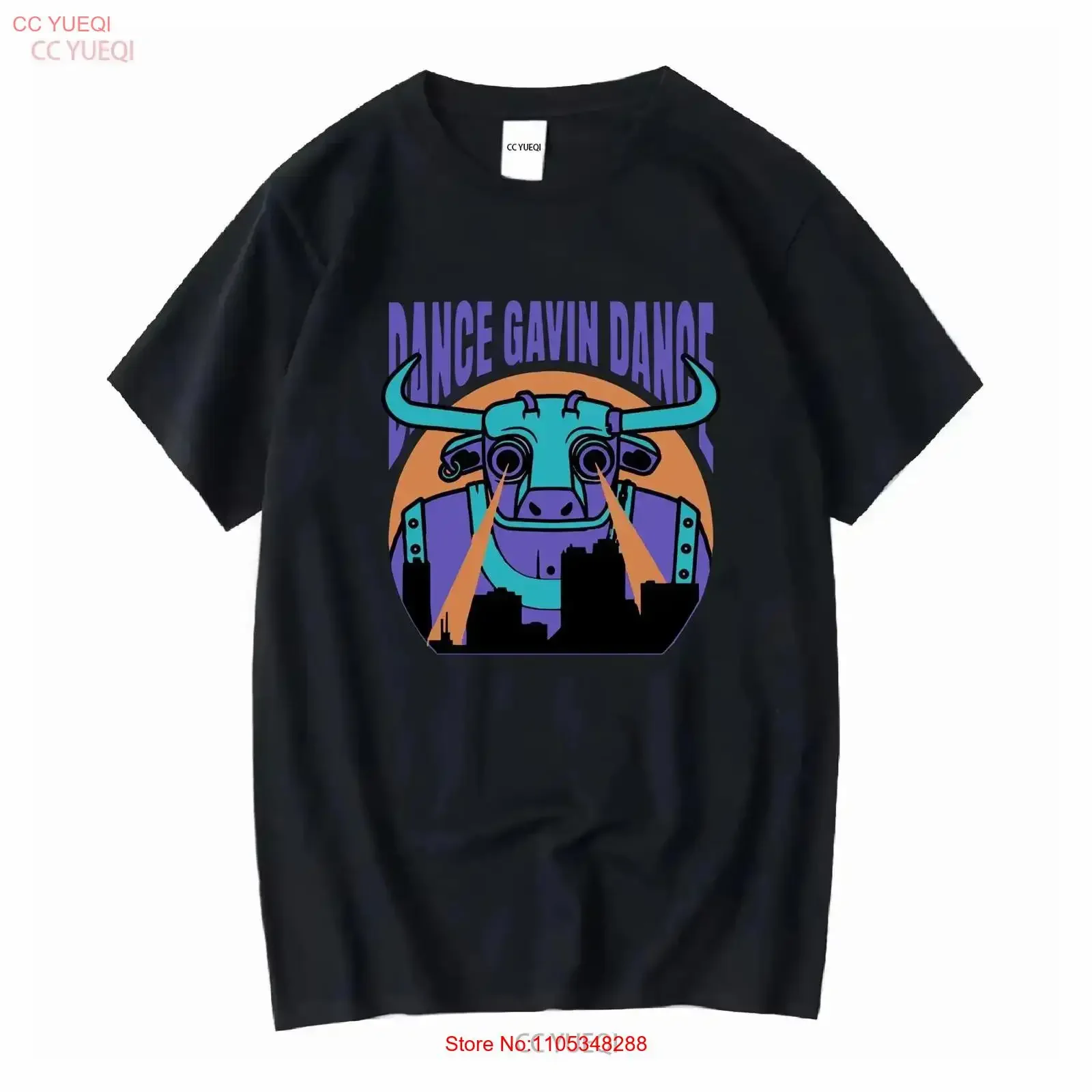 Dance Gavin merch T Shirt vintage Washed homme Soft fashion Stretched graphic Breathable Top For Everyday Wear Slightly Casual