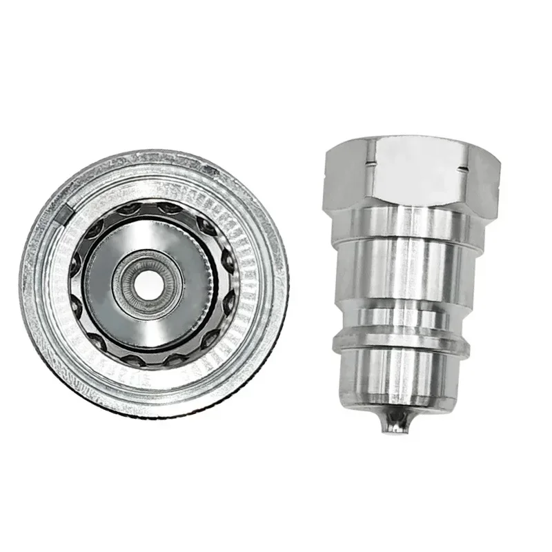 NPT1/2 High Pressure Hydraulic Oil Pipe Quick Connector Hydraulic Connector Male Female Adapter Release Fitting