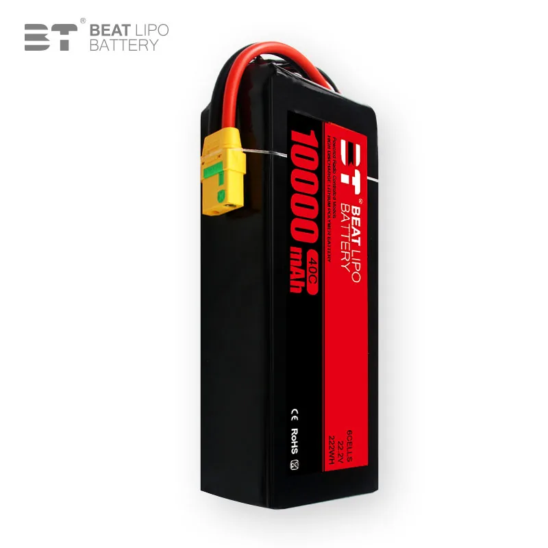 High Rate Solid-state Battery 40C 10000mAh Lithium Ion Batteries 6S 22.2V UAV Solid State Lipo Battery