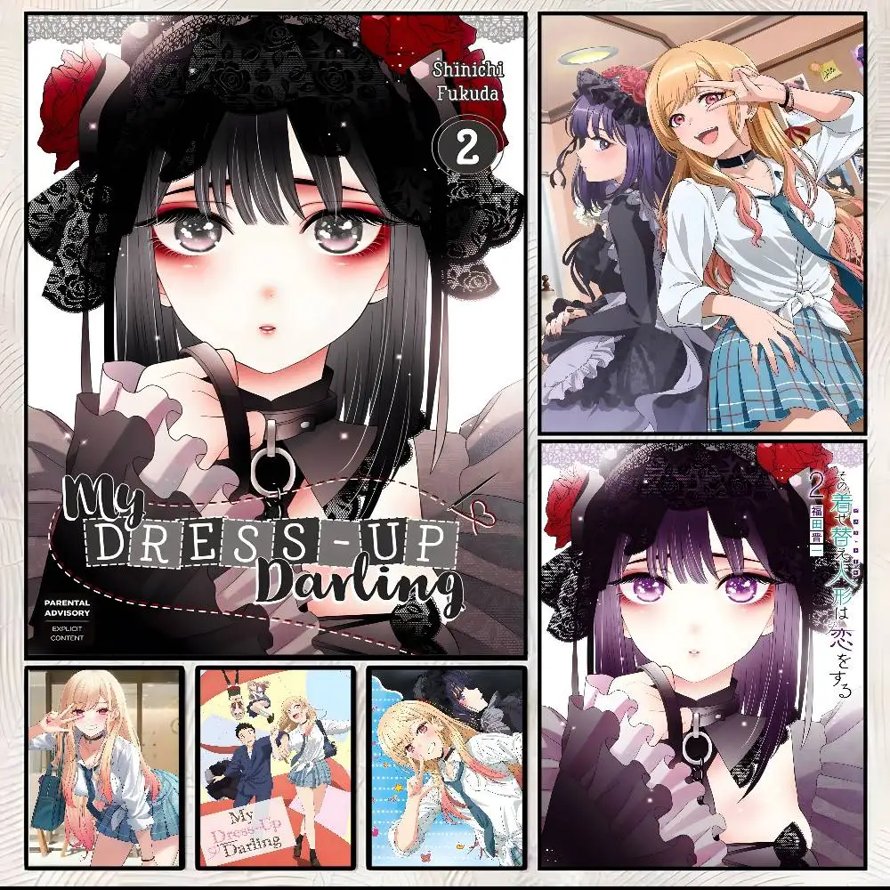 My Dress Up Darling Anime-Poster, Kunst mit Drucken, für Zuhause, Schlafzimmer, Wohnzimmer, Dekoration, Geschenk