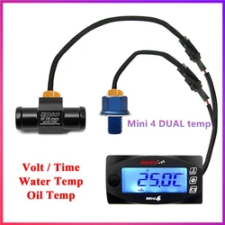 KOSO painel digital moto para 150 titan water temperature oil temperature voltage time For cb500x nmax125 XMAX250 300