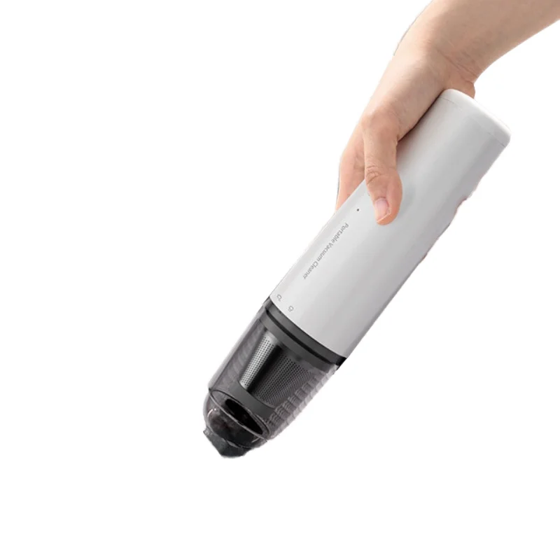 

Dual-Use High-Power Mini Portable Car Vacuum Cleaner ABS Plastic Handheld Electric Cleaner with Wireless Home Charging