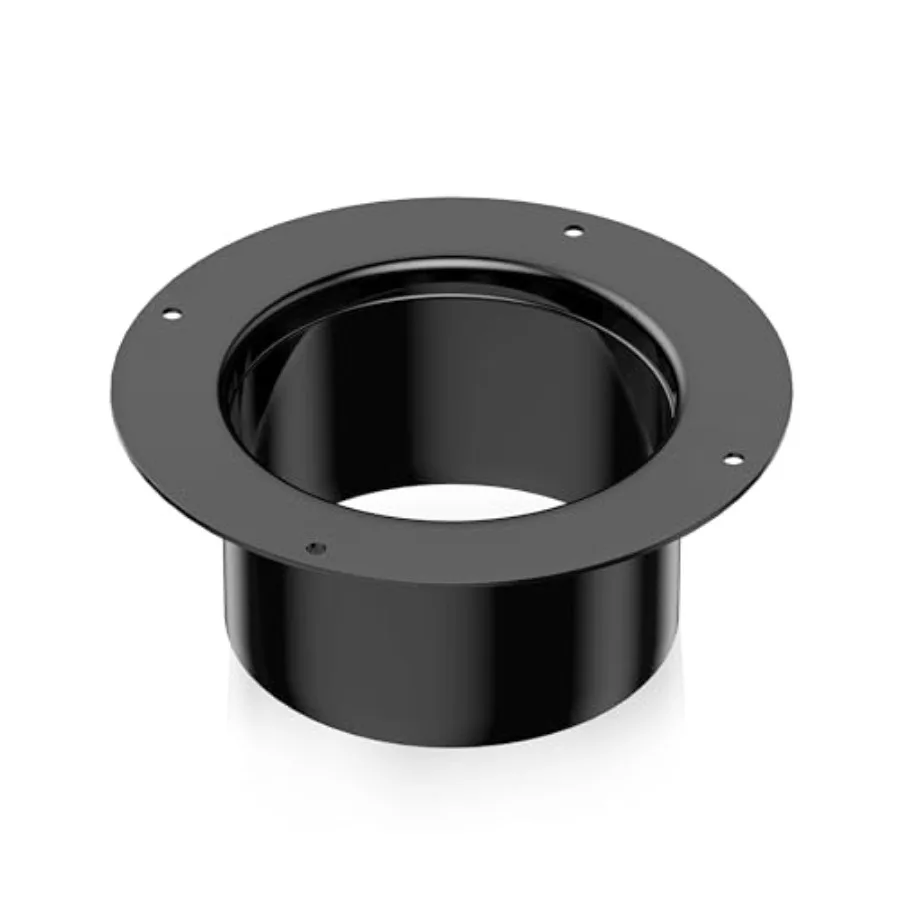 

Duct Connec Fe 6 Inch, Platic 6 Inch Dut Collecn Fitting Dryer Vent Connec Fe For Heating Cooling Ventilan ytem, Black.