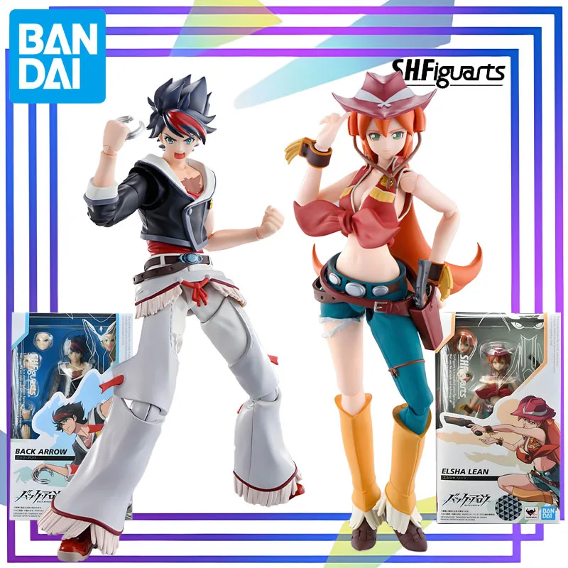

Оригинальная серия BANDAI S.H.Figuarts 《Стрела сзади: Бакаря Стрела, Эльза Лин》Аниме Фигурка Сборная модель игрушки Коллекционная модель
