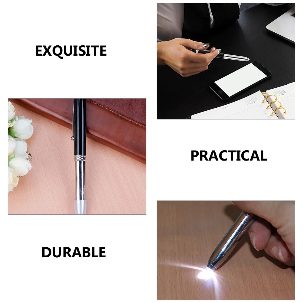 

5 Pcs Touch Screen Capacitor Pen with Stylus Tip Ballpoint Pens for Touchscreen Phone Devices Fine Metal Touchscreens