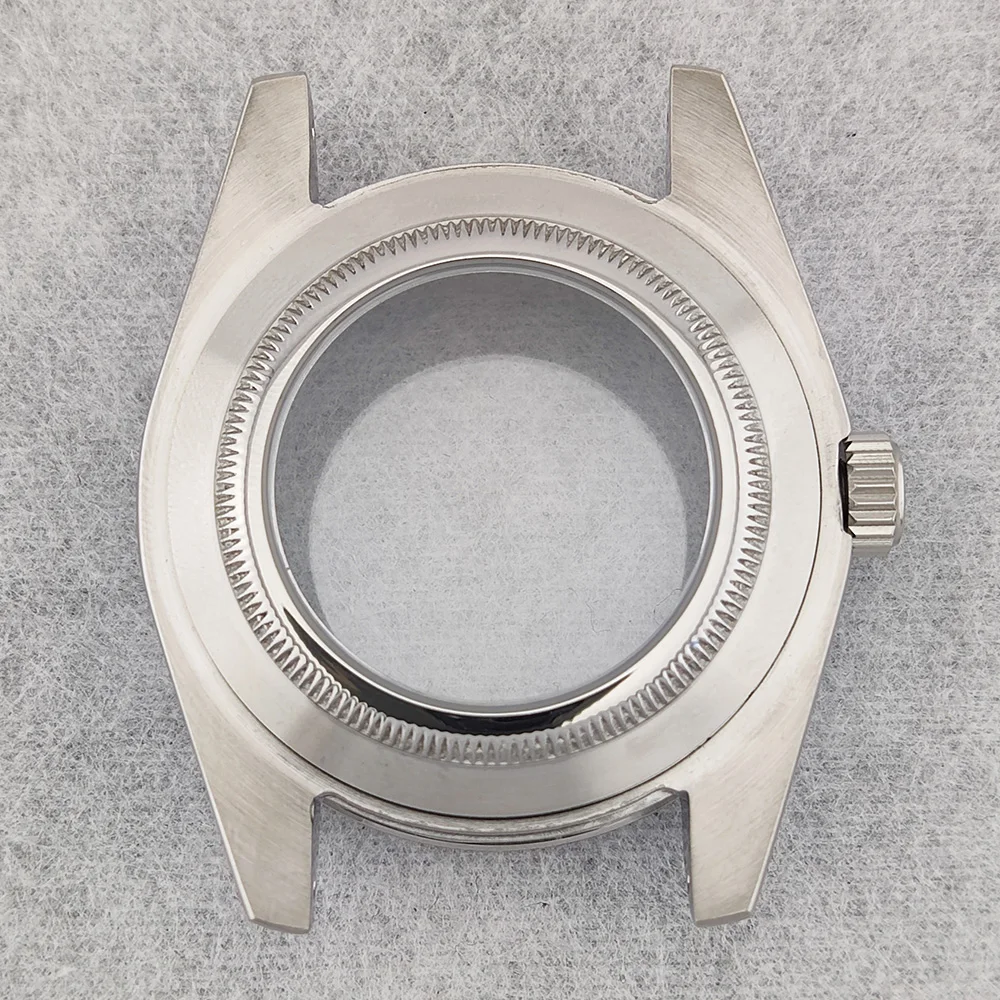 مقاوم للماء الياقوت ساعة زجاجية ، 316L حاوية من الفولاذ المقاوم للصدأ ، NH35 ، NH36 حركة ، 36 مللي متر ، 39 مللي متر ، والفضة